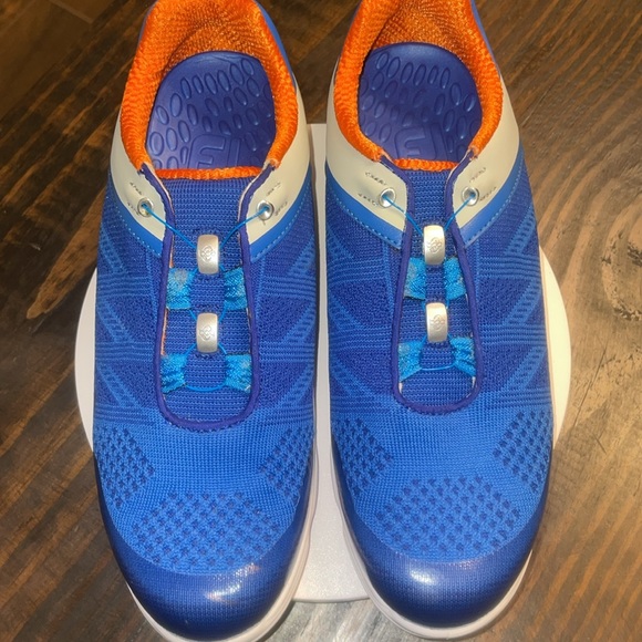 Footjoy Sport SL BOA Women’s Size 6M ( EUC) - Blue/White/ Orange Golf Shoes - Picture 3 of 5
